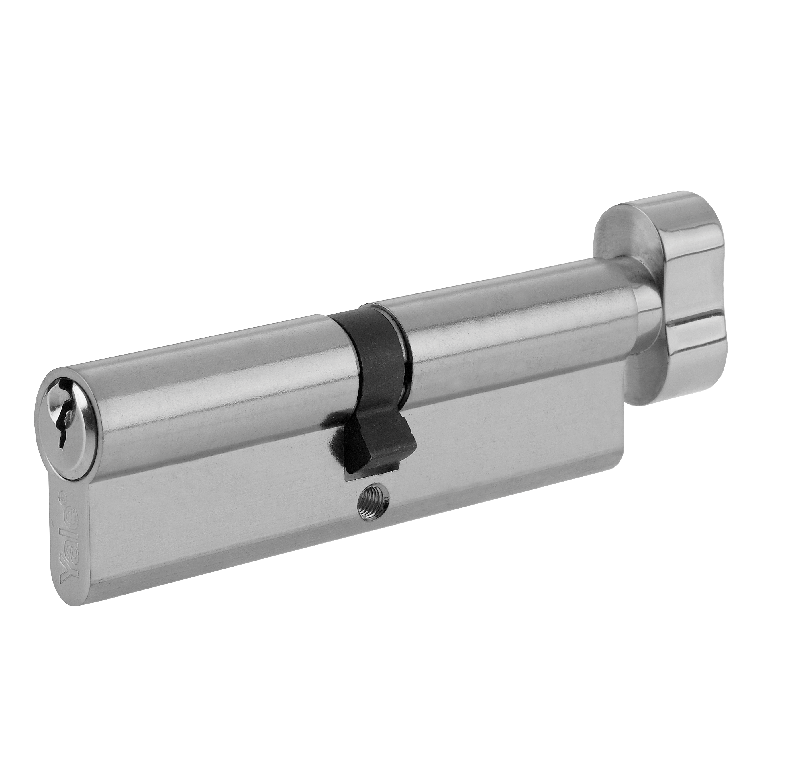 Yale euro turn cylinder 30/10/30 70mm lock silver NEW 