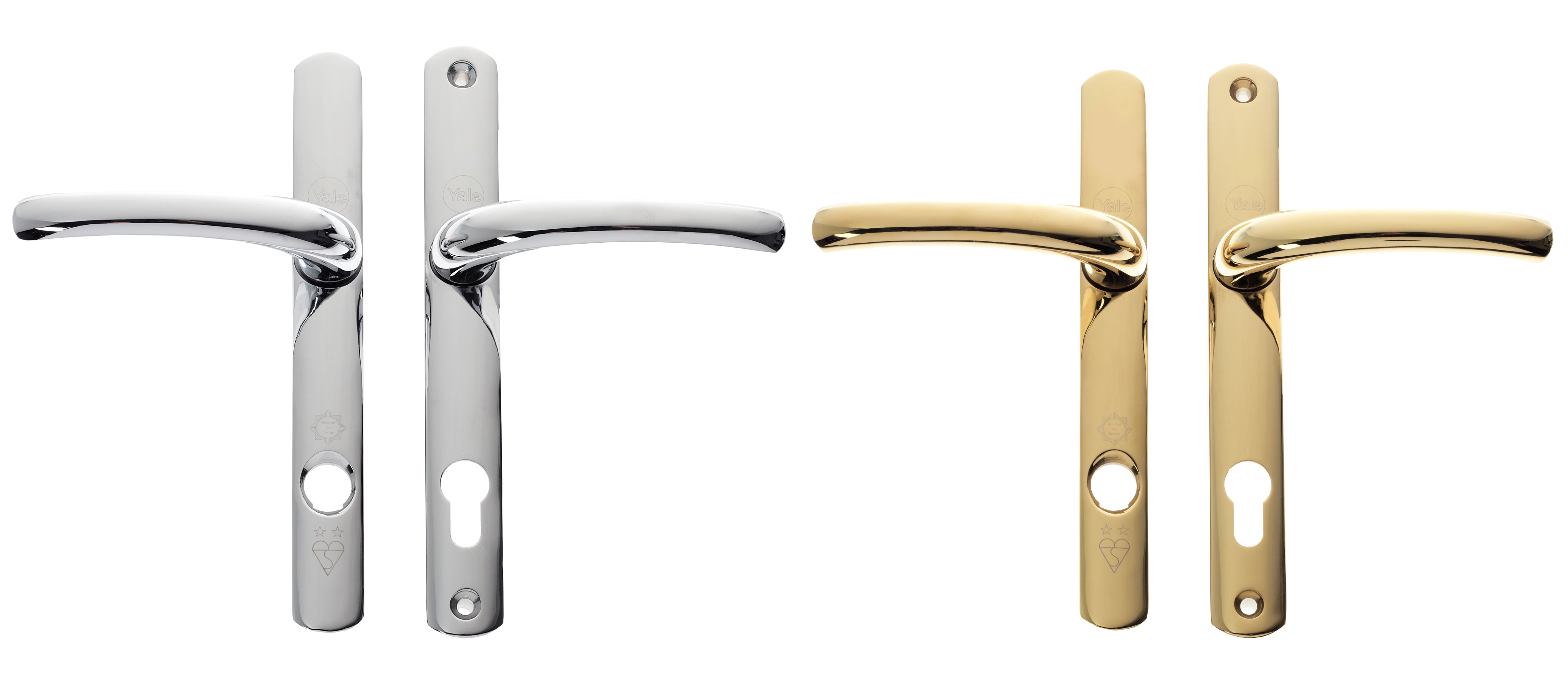 Yale door deals handle