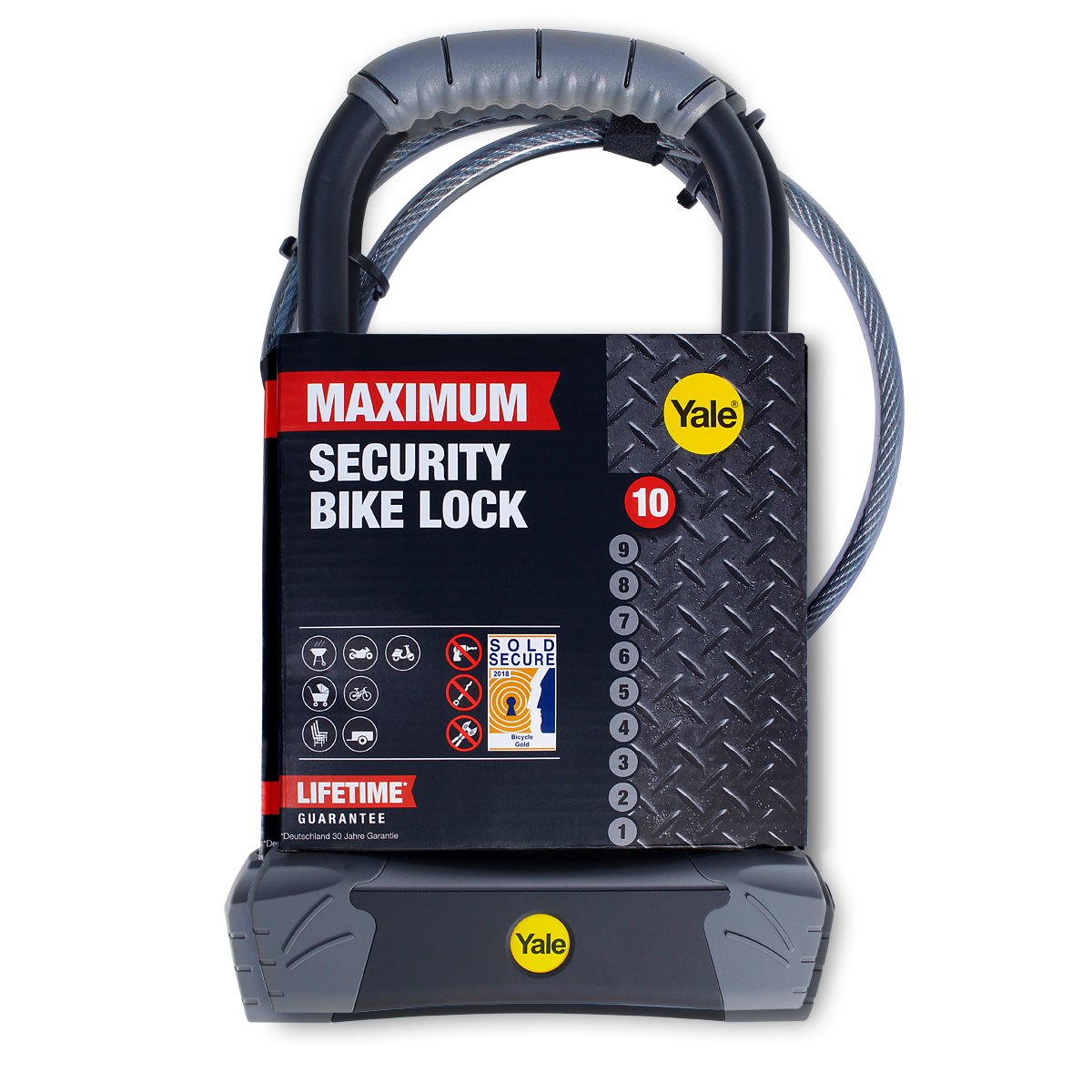 Yale on sale bicycle lock