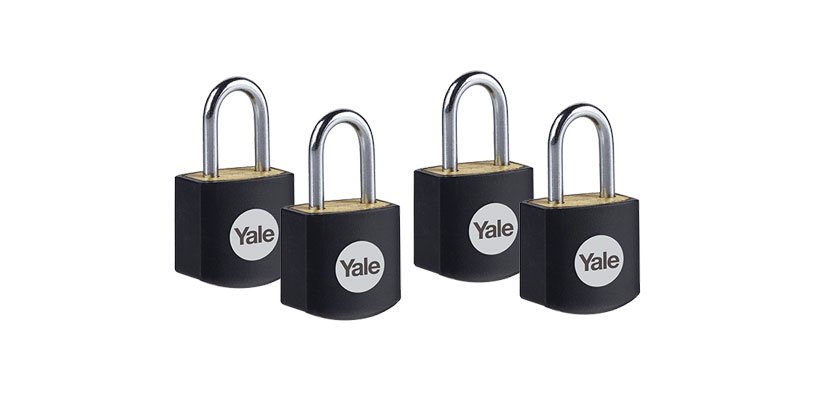 yale  adjustable 40mm long shackle padlocks    box off      6 locks ref    p115/ 