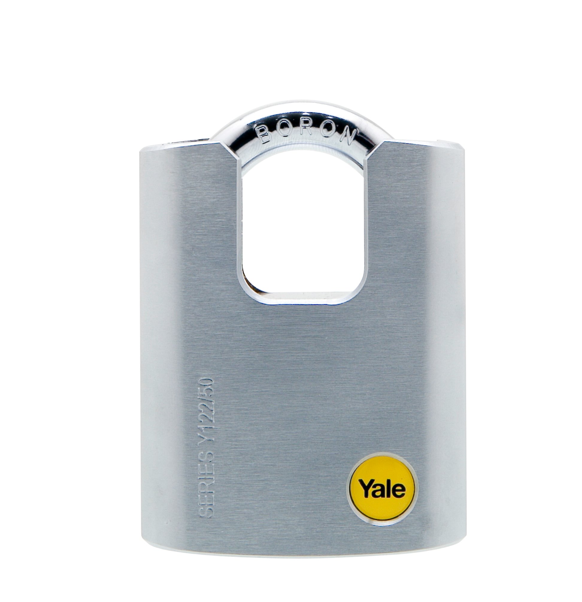 Y122 Brass Padlock Closed Shackle Yale