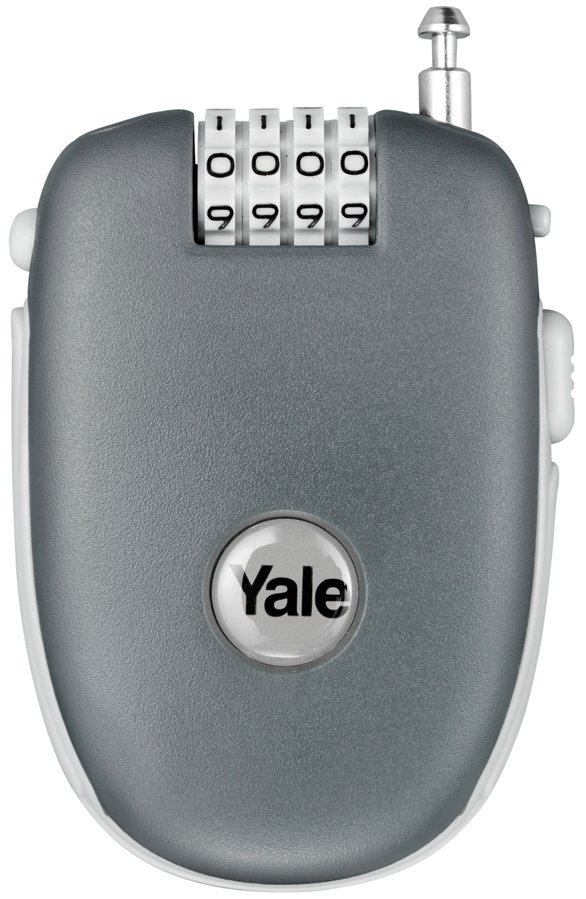 YR1/64/3450 Yale Retractable Cable Luggage 4digit Cominbation Lock