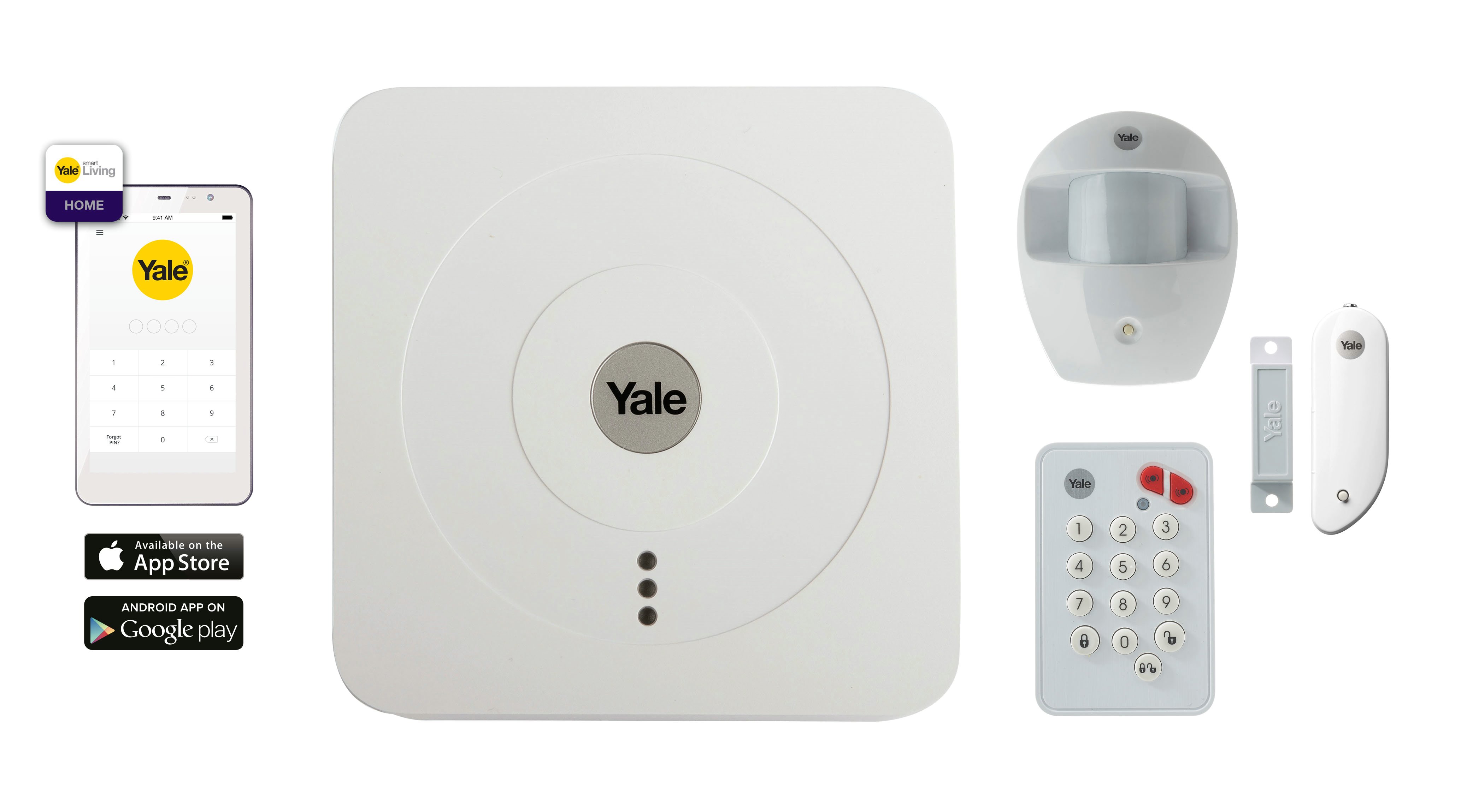 Yale Smart Home alarmsysteem Lite kit SR2100i Alarmsystemen Yale