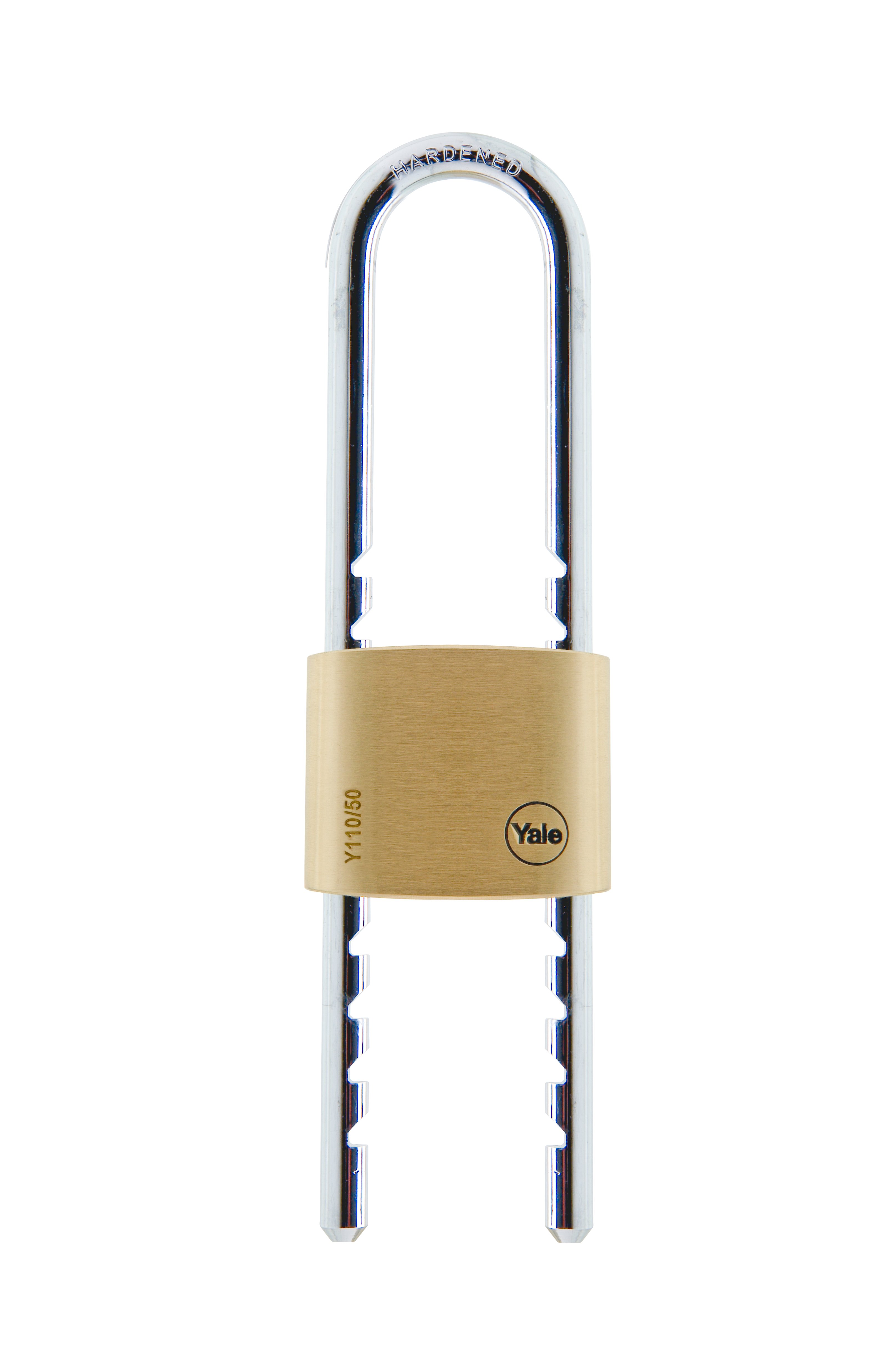 Y110 Brass Padlock with adjustable shackle Brass Padlocks Yale